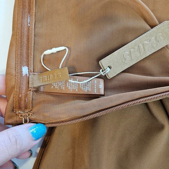 SKIMS All In One Sleeveless Jumpsuit Caramel Full Body Plus Size 4x (BS-BSF-0758 - Picture 6 of 10